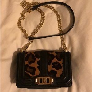 Leopard cross body Rebecca Minkoff purse